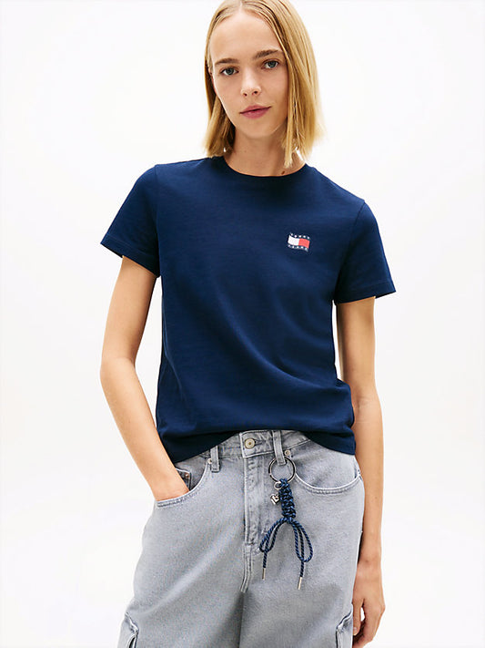 Wavy Flag Back Logo Jersey T-Shirt