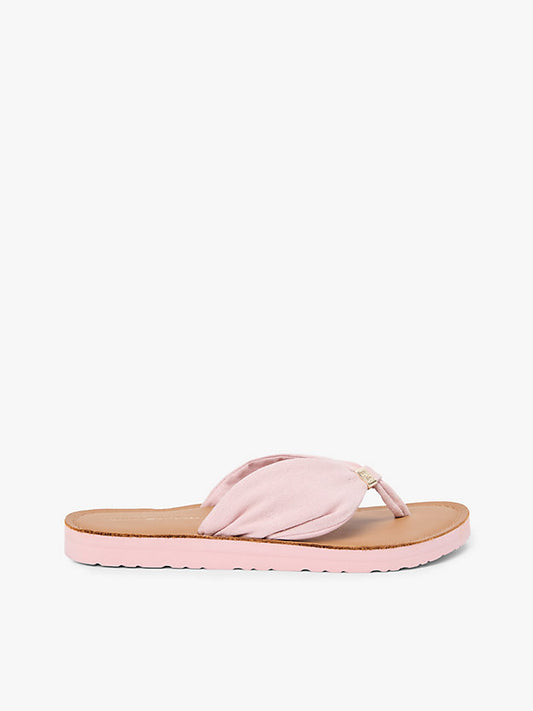 Monogram Plaque Hemp Flip-Flops