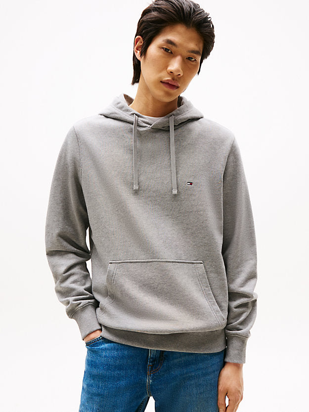 Flag Embroidery Terry Drawstring Hoody