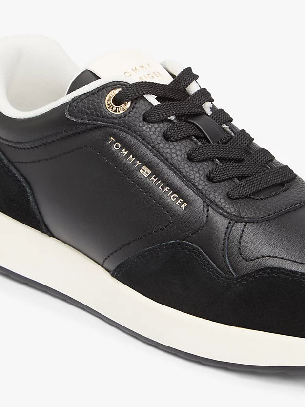Embossed Monogram Leather Trainers