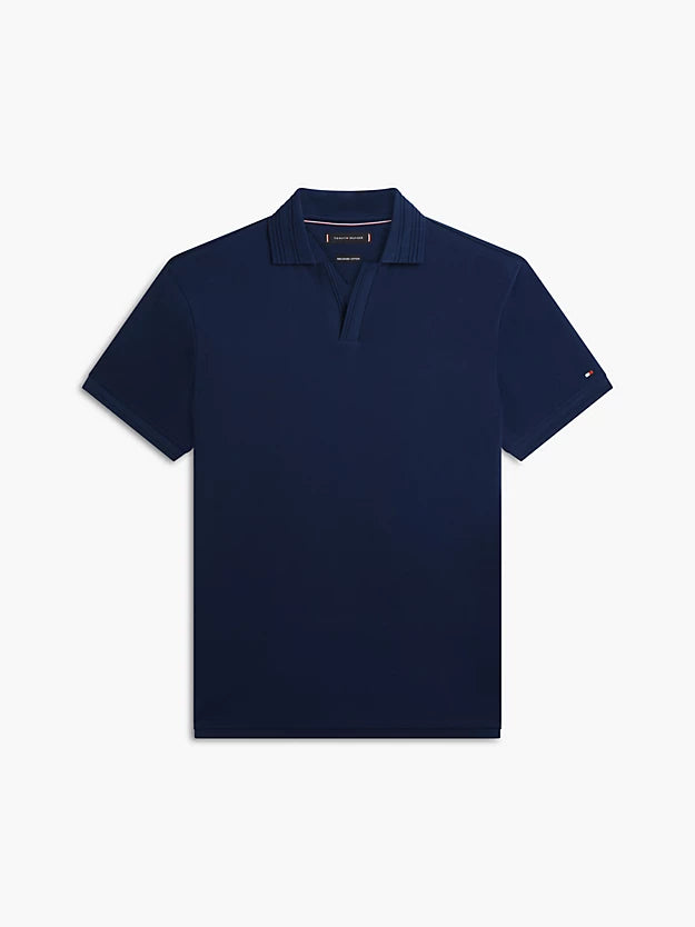 Regular Fit Interlock Knit Polo Shirt