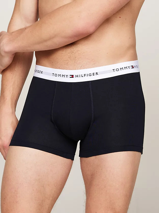 3-Pack Signature Repeat Logo Waistband Trunks