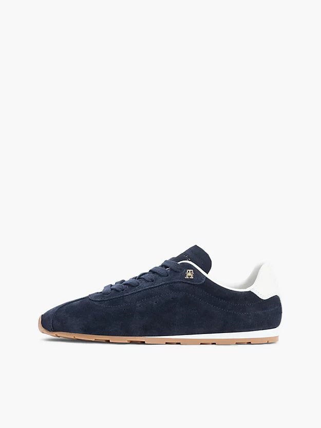 Suede Monogram Low Profile Trainers