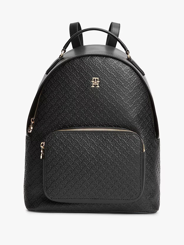 Monogram Debossed Dome Backpack