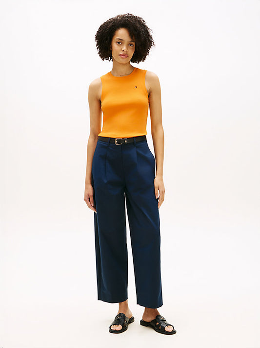 Slim Crew Neck Tank Top