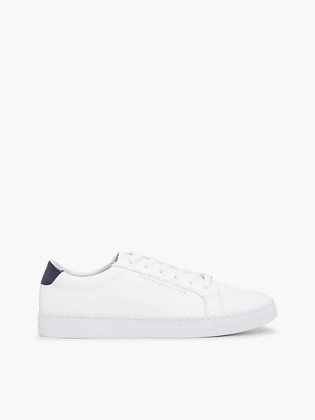 Metallic Back Lace-Up Trainers