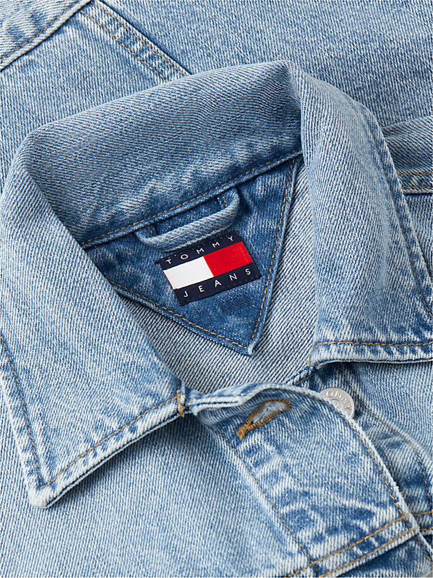 Faded Denim Trucker Jacket