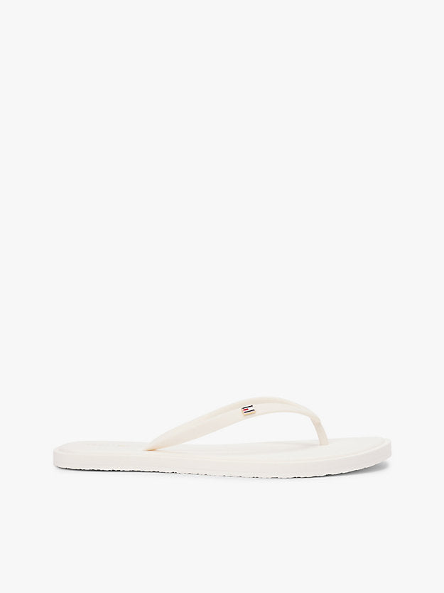Chic Enamel Flag Flip-Flops