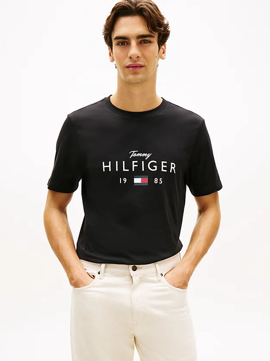 Logo Graphic Jersey Crew Neck T-Shirt
