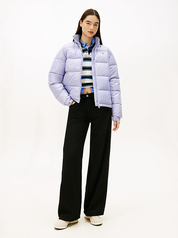 Packable Shiny Puffer Jacket