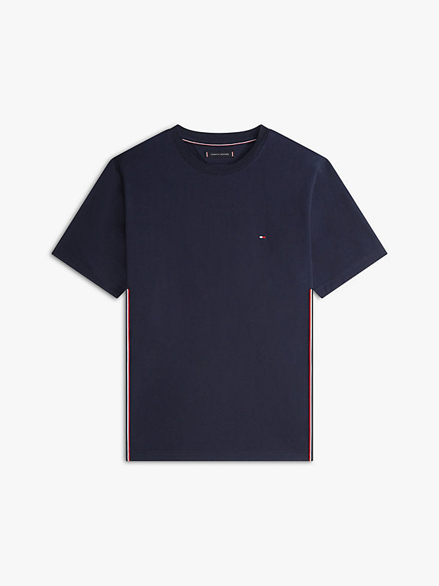 Global Stripe Side Seam Jersey T-Shirt