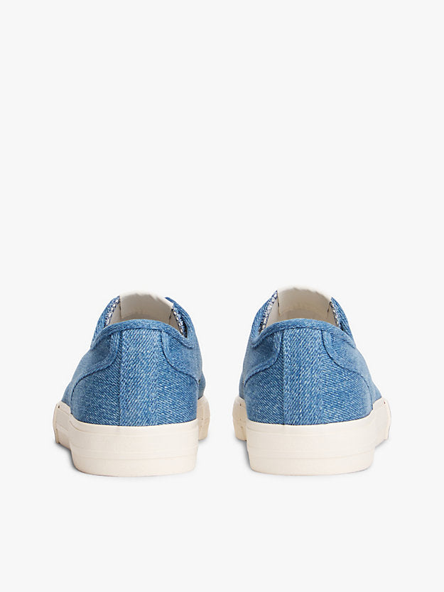 Archive Flag Stripe Washed Denim Trainers