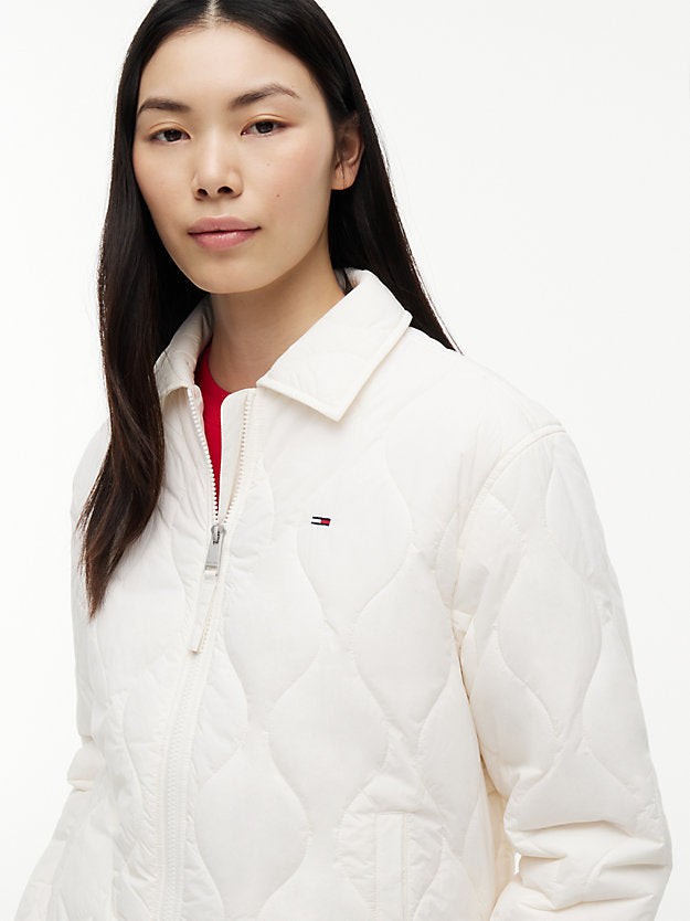 Water Repellent Quilted Relaxed Jacket