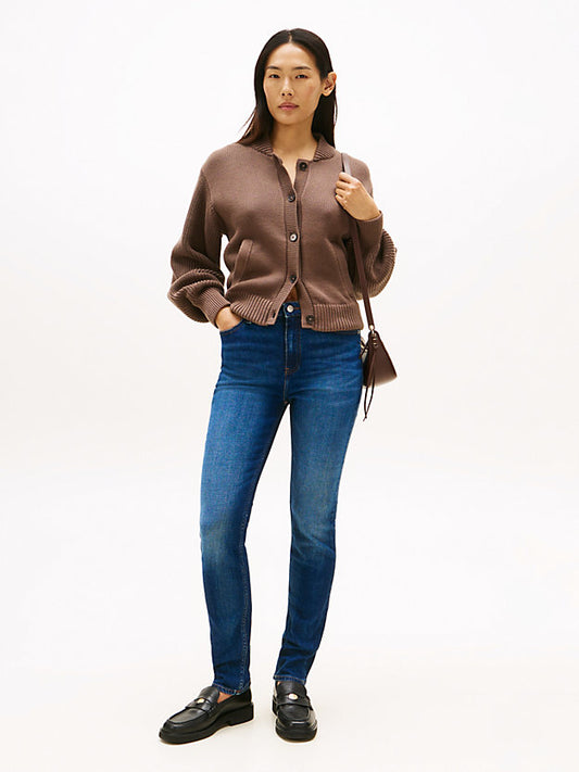 Faded Mid Rise Slim Jeans