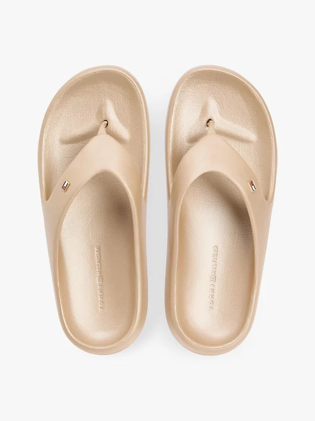 Iridescent Moulded Flip-Flops