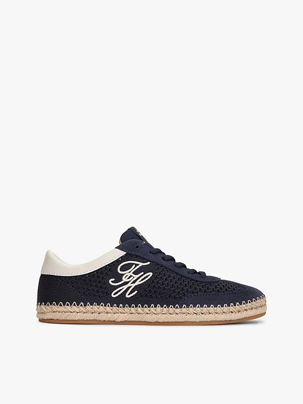Logo Rope Midsole Knit Trainers