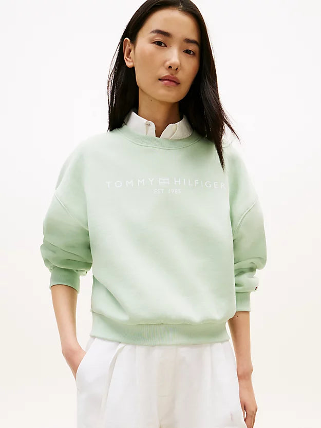 Logo Relaxed Fleece Sweatshirt