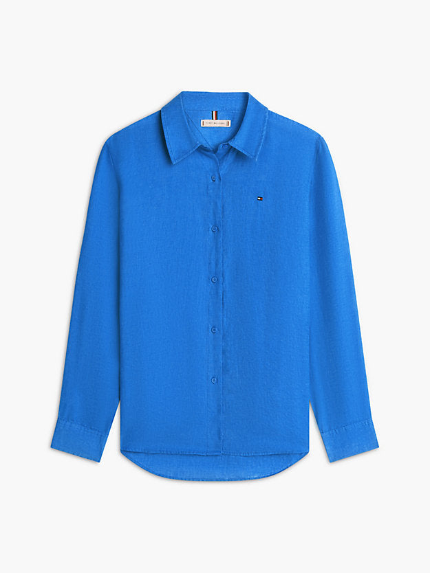 Relaxed Fit Pure Linen Shirt