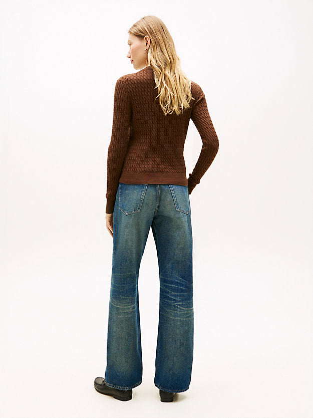 Cable Knit Crew Neck Jumper