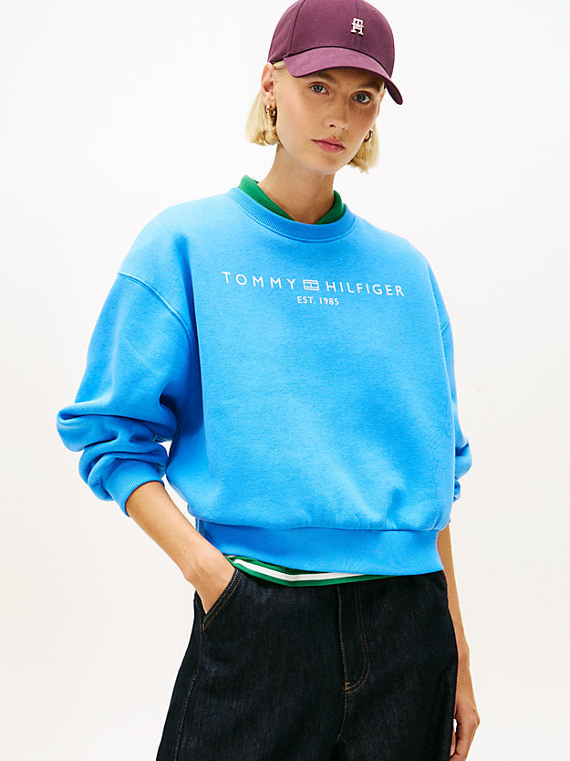 Logo Relaxed Fleece Sweatshirt