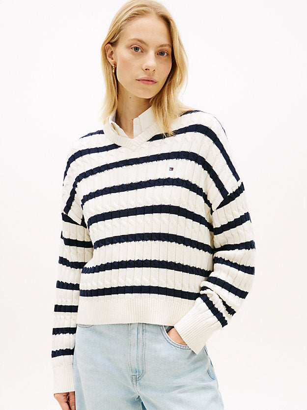 Cable Knit Relaxed Jumper