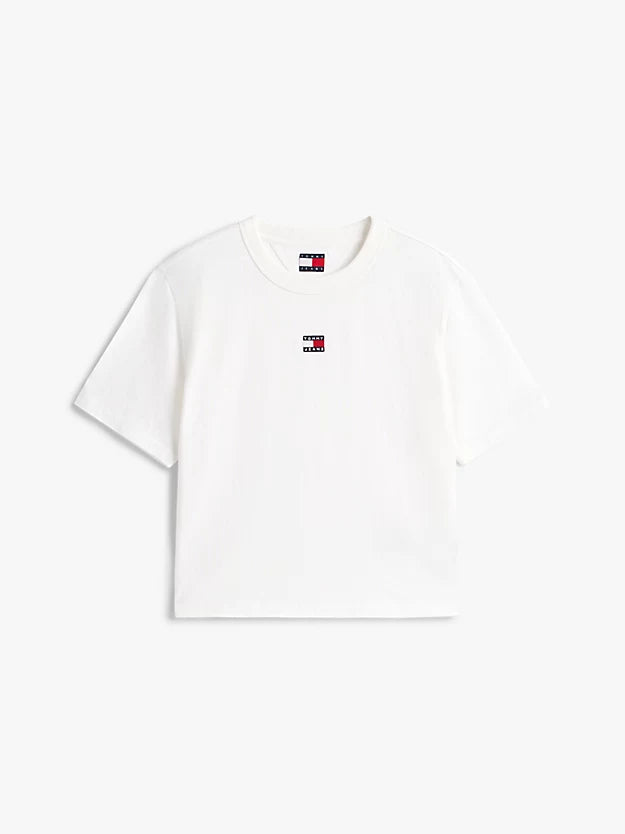 Badge Boxy Crew Neck T-Shirt