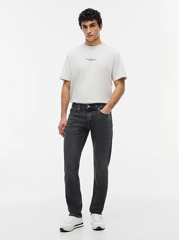 Scanton Faded Slim Black Jeans