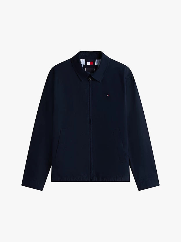 Lightweight Flag Embroidery Zip-Thru Ivy Jacket