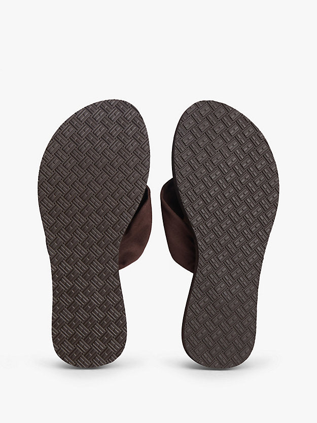 Monogram Plaque Flip-Flops