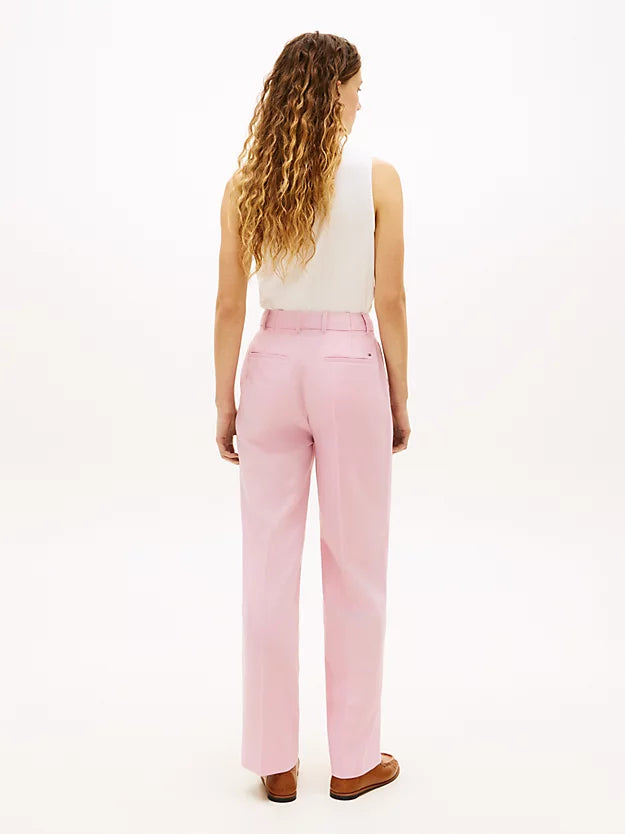 Timeless Pleated Relaxed Straight Leg Trousers