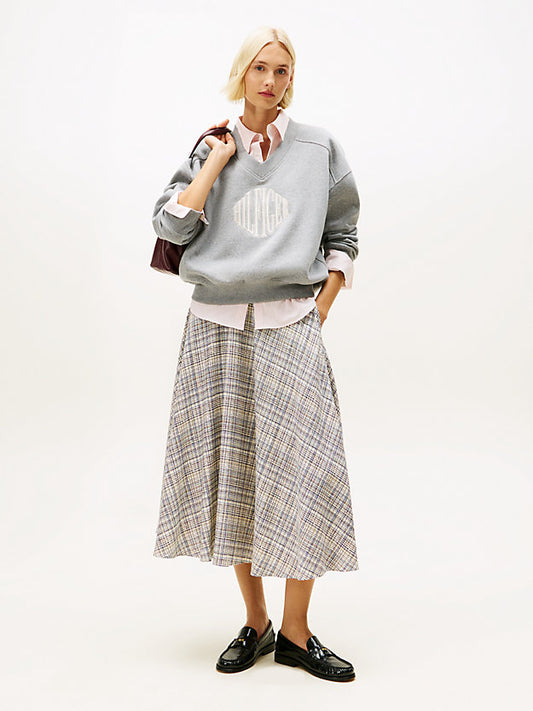 Midi A-Line Skirt WiLinen