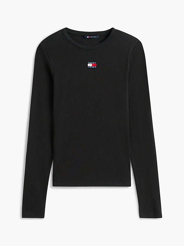 Badge Slim Long Sleeve T-Shirt