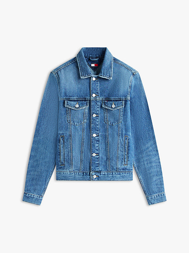 Ryan Faded Denim Trucker Jacket