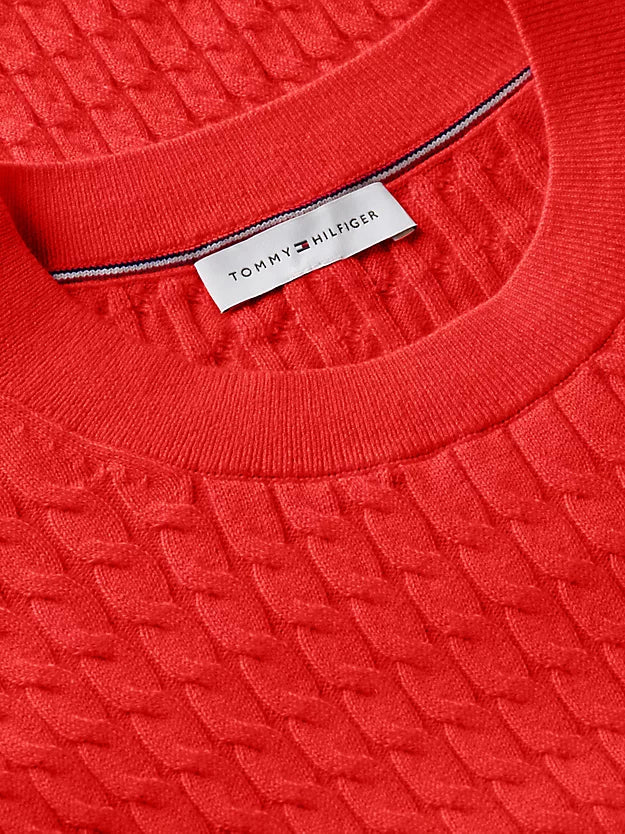 Cable Knit Crew Neck Jumper