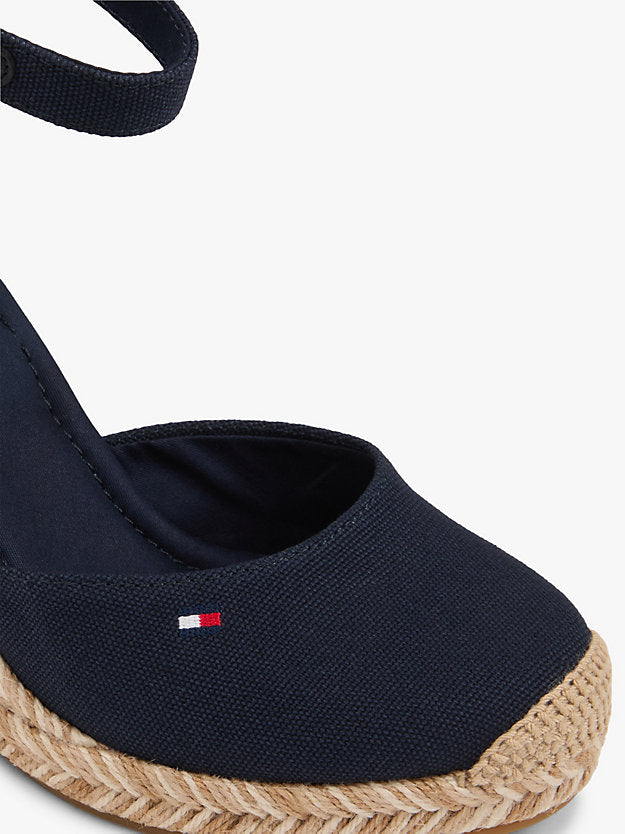Canvas High Wedge Espadrilles