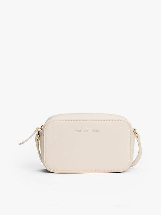 Metallic Logo Crossbody Camera Bag