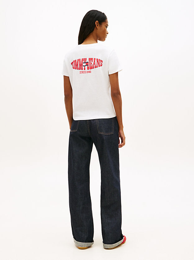 Wavy Flag Back Logo Jersey T-Shirt