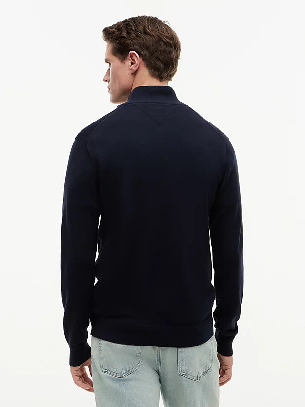 Flag Embroidery Zip-Thru Jumper