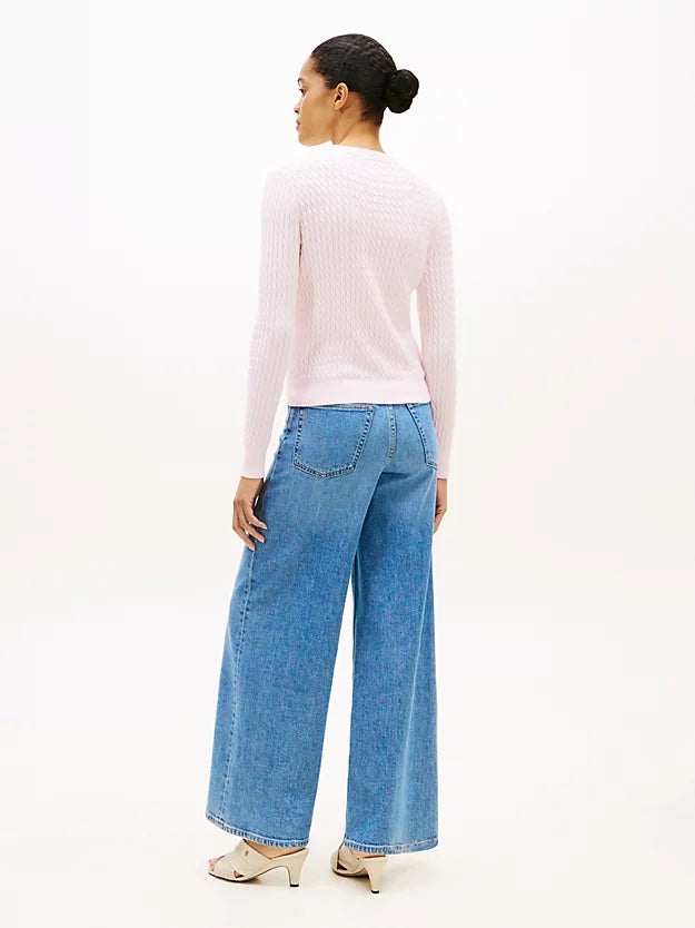 Cable Knit Crew Neck Jumper