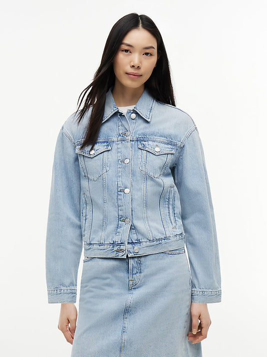 Vintage Relaxed Denim Trucker Jacket