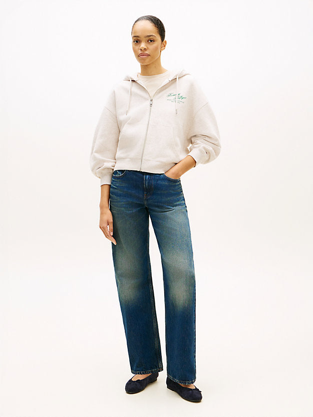 Terry Relaxed Zip-Thru Hoody