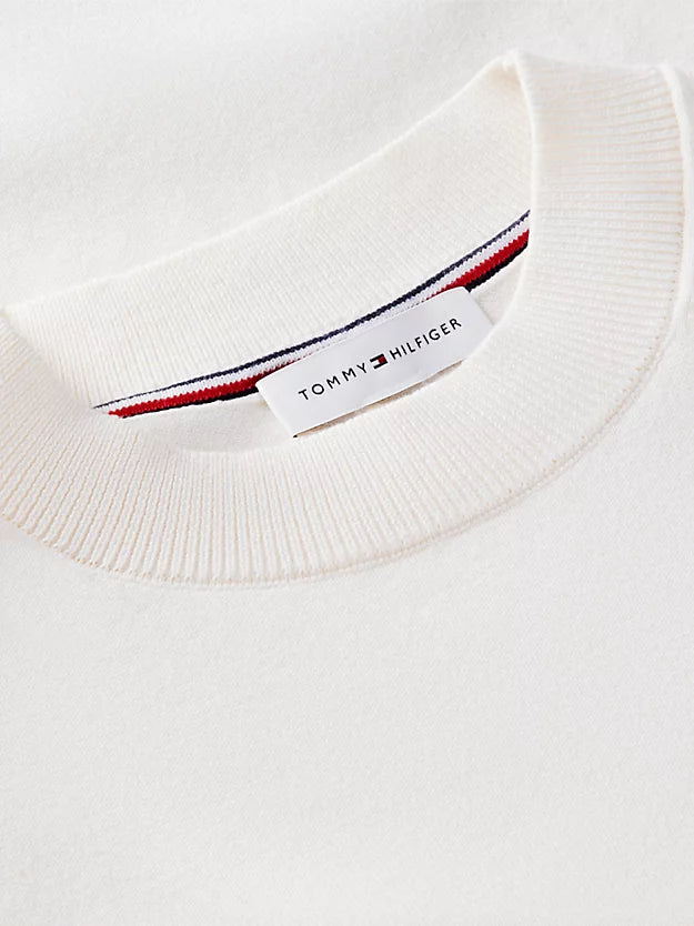 Fine Knit Jersey Short Sleeve Jumper