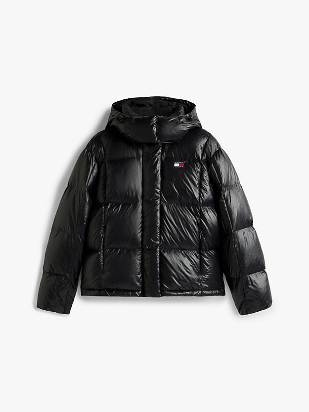Shiny Quilted Down Alaska Puffer Jacket
