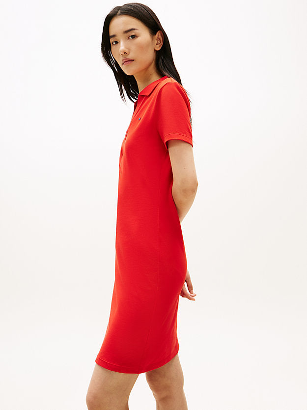 1985 Slim Mini Short Sleeve Polo Dress
