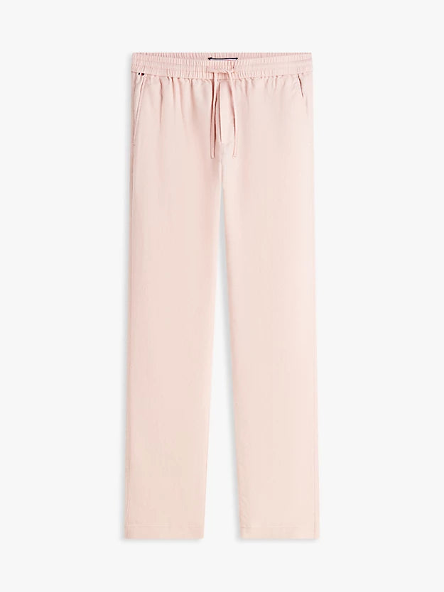 Harlem Tapered Leg Linen Blend Chinos