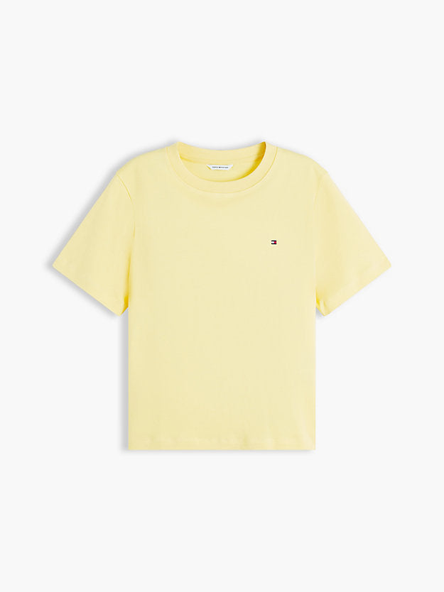 Boxy Interlock Knit T-Shirt