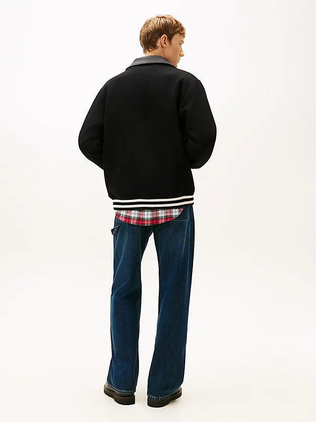Girl Wool Blend Oversized Varsity Jacket