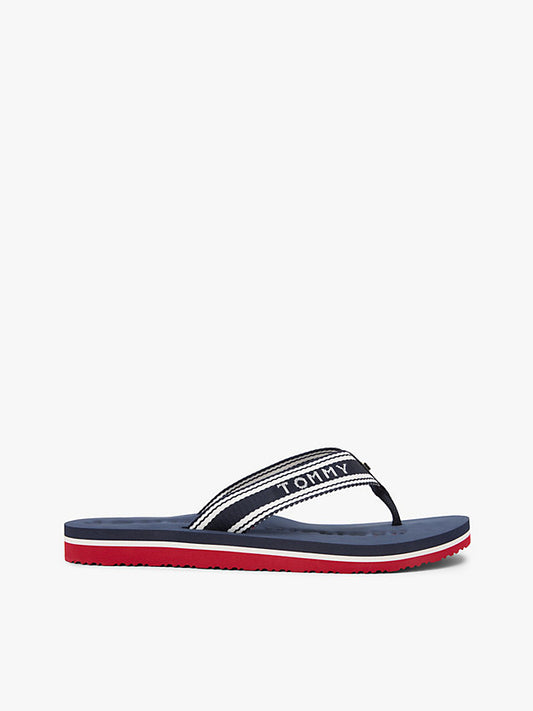 Webbing Strap Signature Flip-Flops