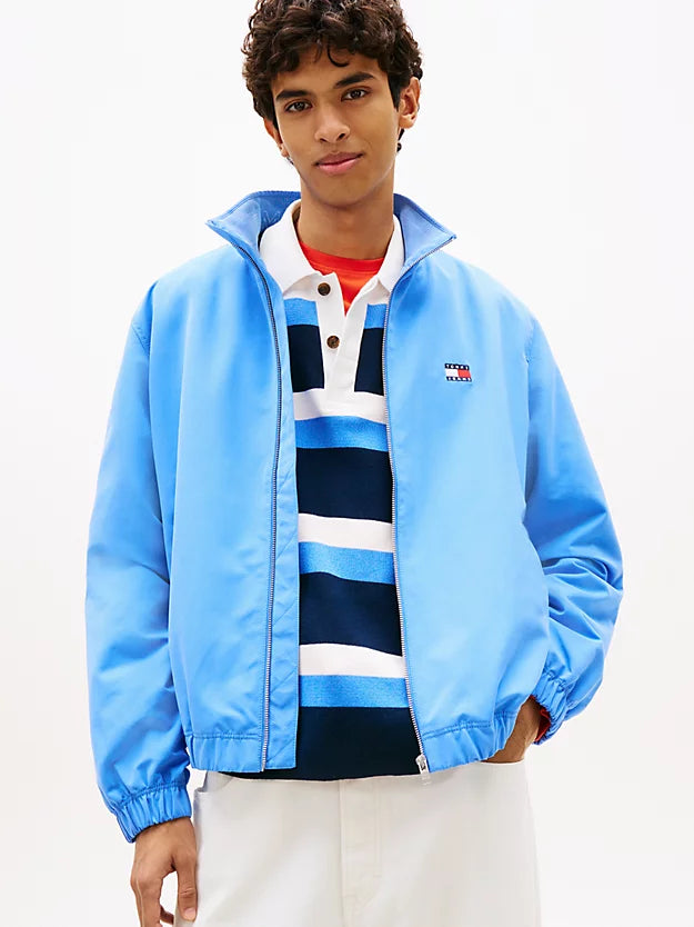 Collar Logo Water Repellent Zip-Thru Jacket