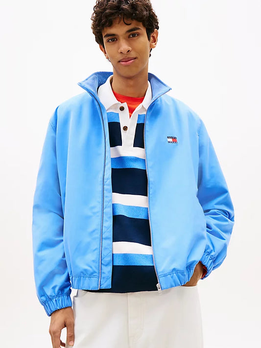 Collar Logo Water Repellent Zip-Thru Jacket